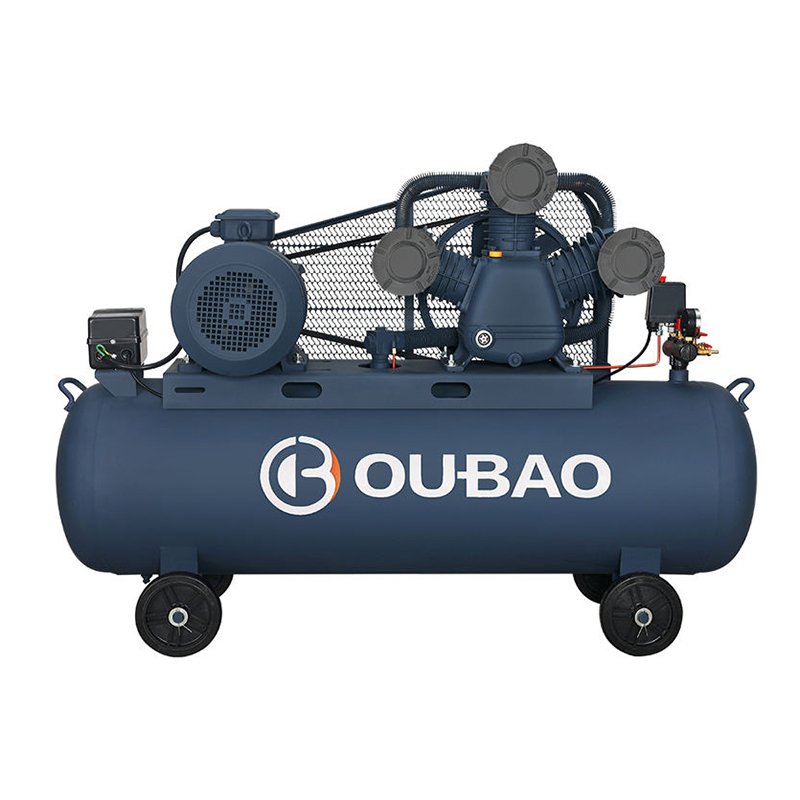 OUBAO Compresseor a Air Hot Selling 7.5kw 10hp Industrial Mini Belt Driven Piston Air Compressor