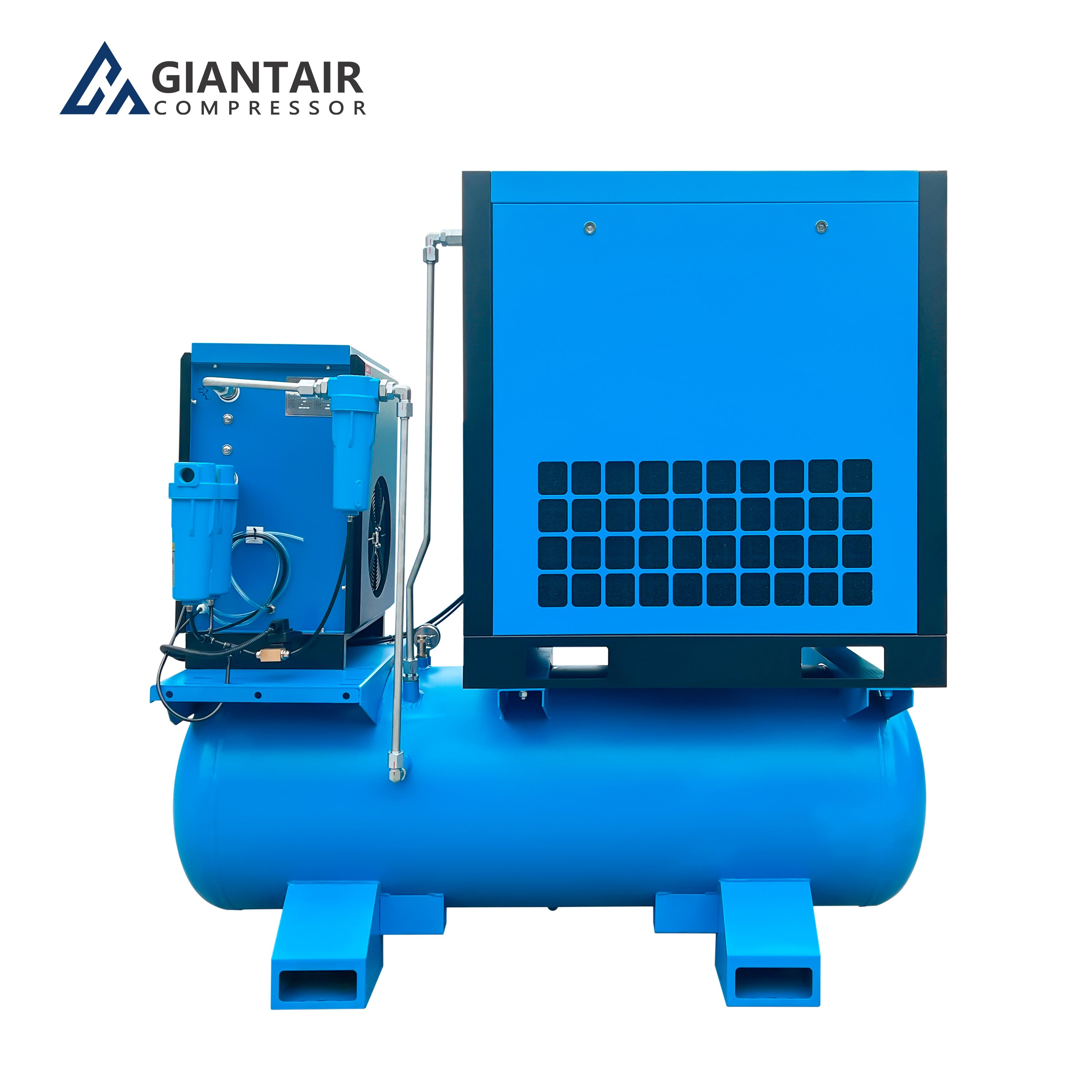 GIANTAIR 7.5KW 11KW 15KW 18.5 Energy Saving Rotary Screw Air Compressor PM VSD 4 in 1 Air-Compressors for Sand Blaster