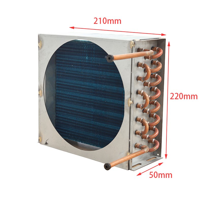 U Shaped Tubular Fin Condenser for Air Conditioner Refrigeration Equipment