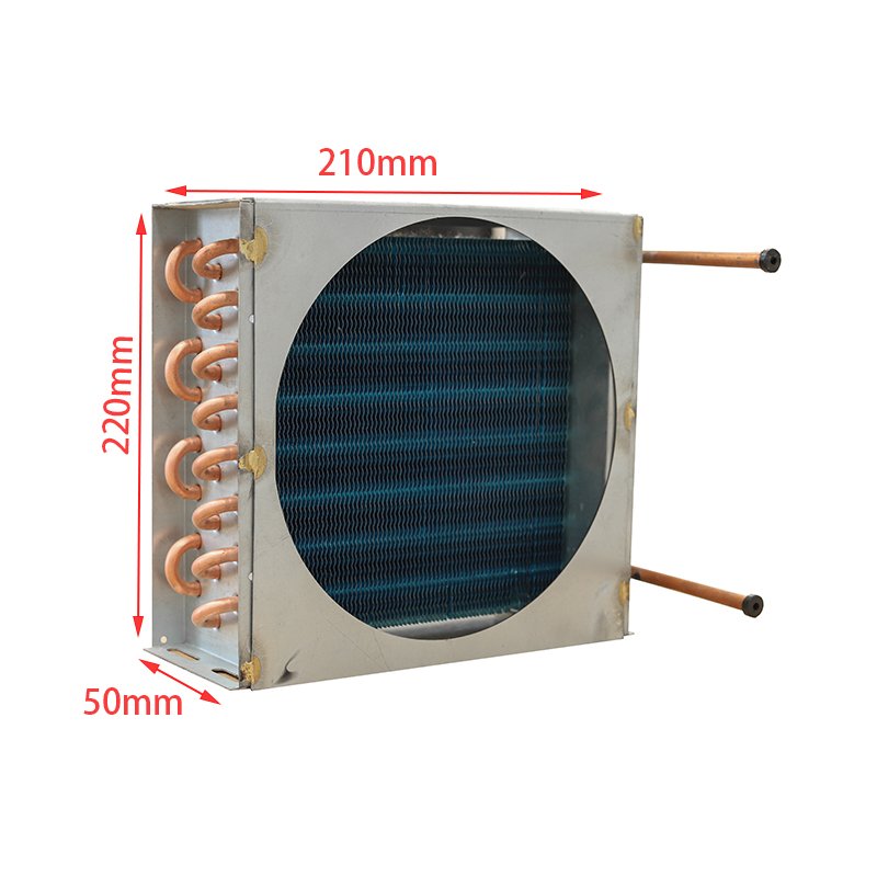 U Shaped Tubular Fin Condenser for Air Conditioner Refrigeration Equipment