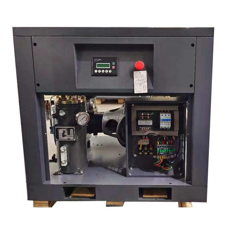 Low Noise 7.5kw 12Bar Industrial Fixed Speed Screw Air Compressor 10HP Screw Air Compressor Machine