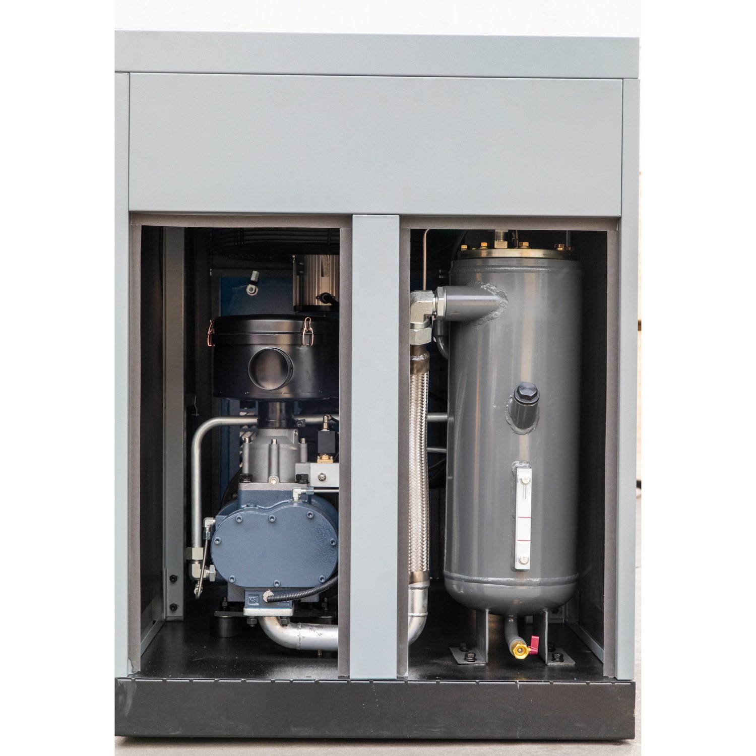 30HP 22KW Rotary Screw Air Compressor 120CFM 125PSI 208-230V and 460V 3 Phase Industrial Air Compressed System