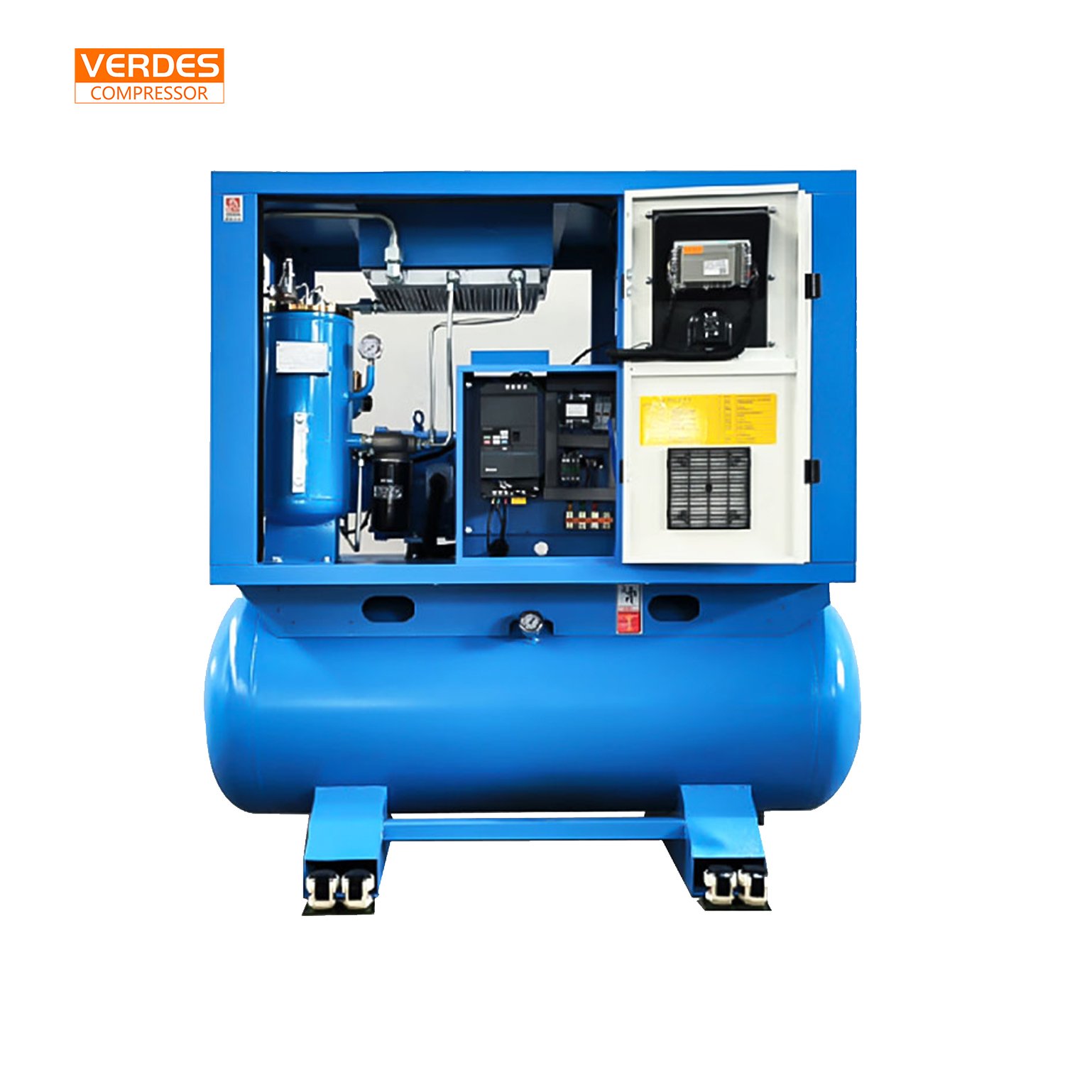 Good Quality 7.5kw/10hp Paint Spray Gun air Compressor Compressor De Ar Portatil PM-VSD Compressor air with Dryer/filter /tank