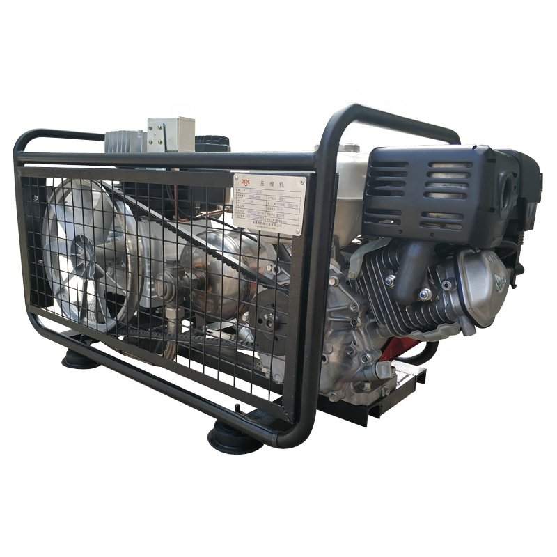 SCU90P Petrol Power Oil Less Diving Air Compressor 20cfm 550L/min with Hoses