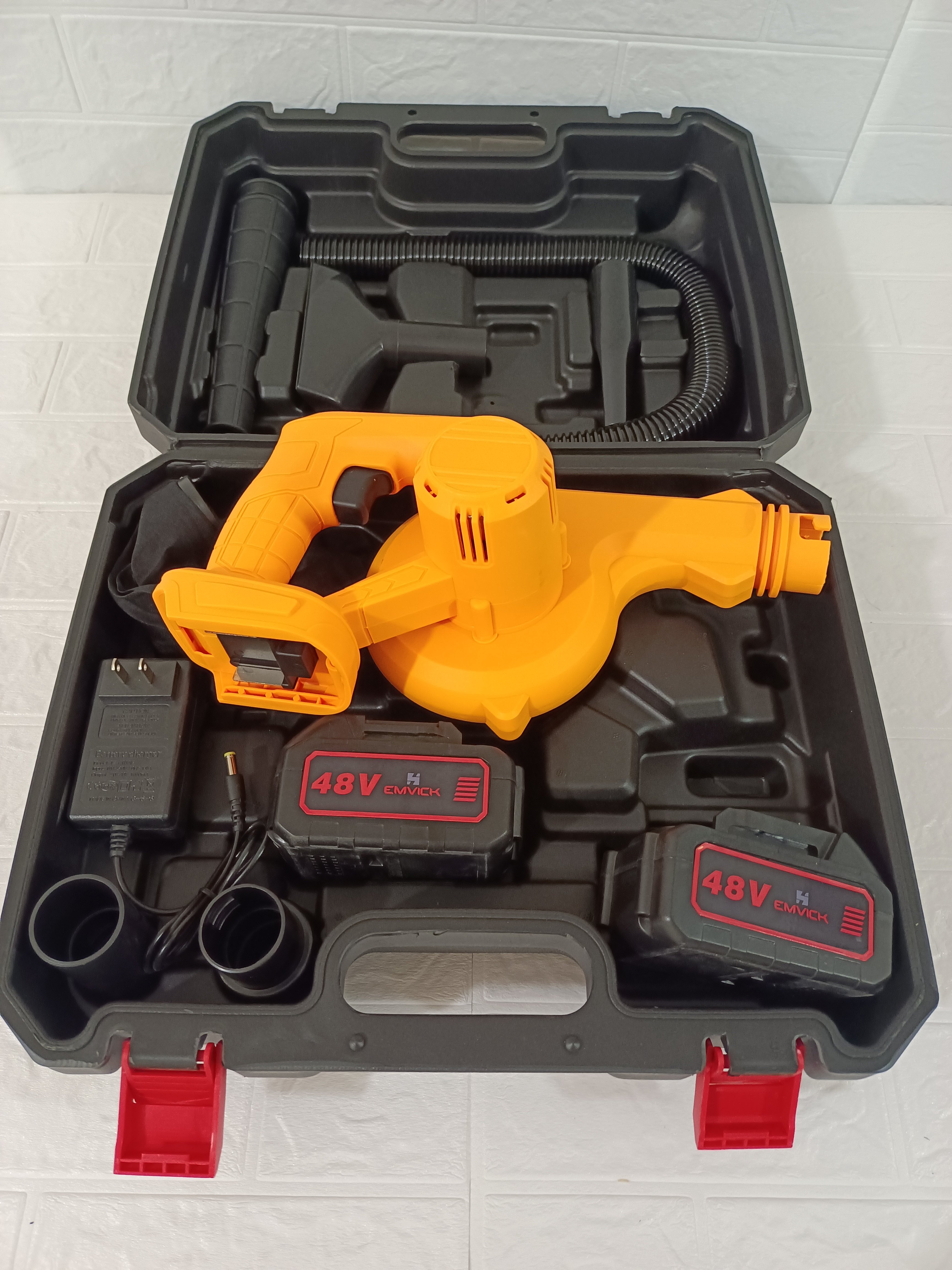24V Lithium Electric Cordless Leaf Blower with Brush Motor with Battery and Charger Factory
