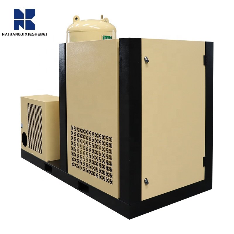 China 10 Hp 7.5kw High Efficiency Silent Electric Combined Screw Type air Compressor