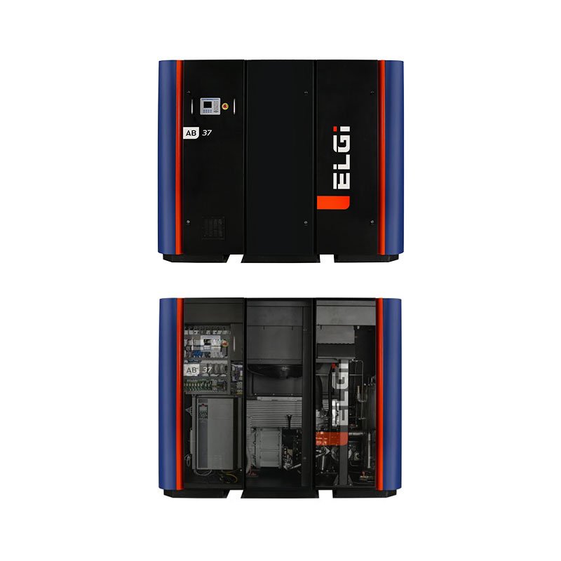 ELGI High Quality 7 Bar 100% Oil Free 45Kw 10Hp Water Lubrication Oil-Free Screw Type Air Compressor