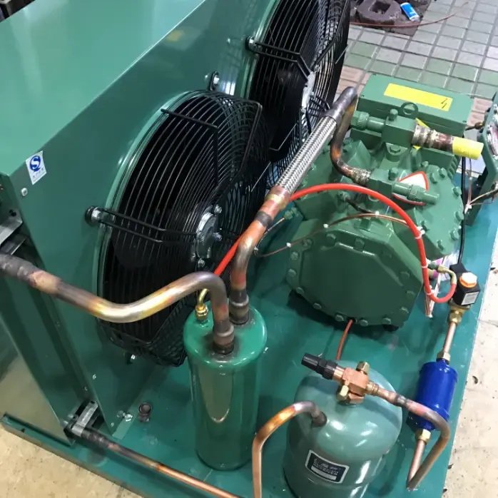 5/6/8/10/12Hp Medium Refrigeration Unit Air Cooled Open Type Cold Storage Compressor Condensing Unit