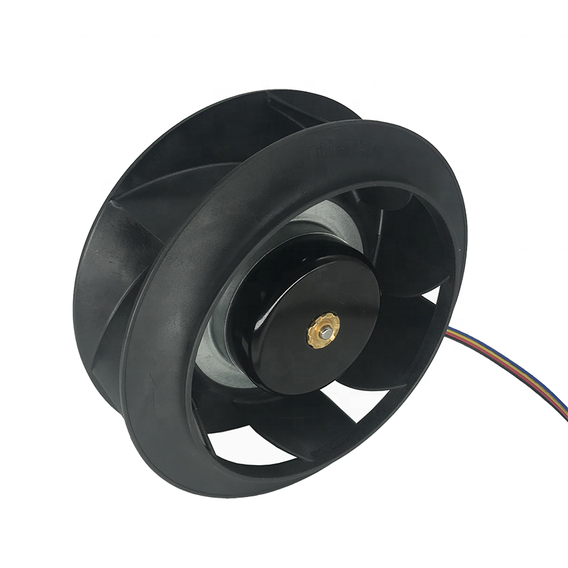 Low Noise Turbo Fan 24v Centrifugal Exhaust Fan 25KHZ Adjustable Speed Air Ventilation Industrial DC Brushless Vacuum Fan