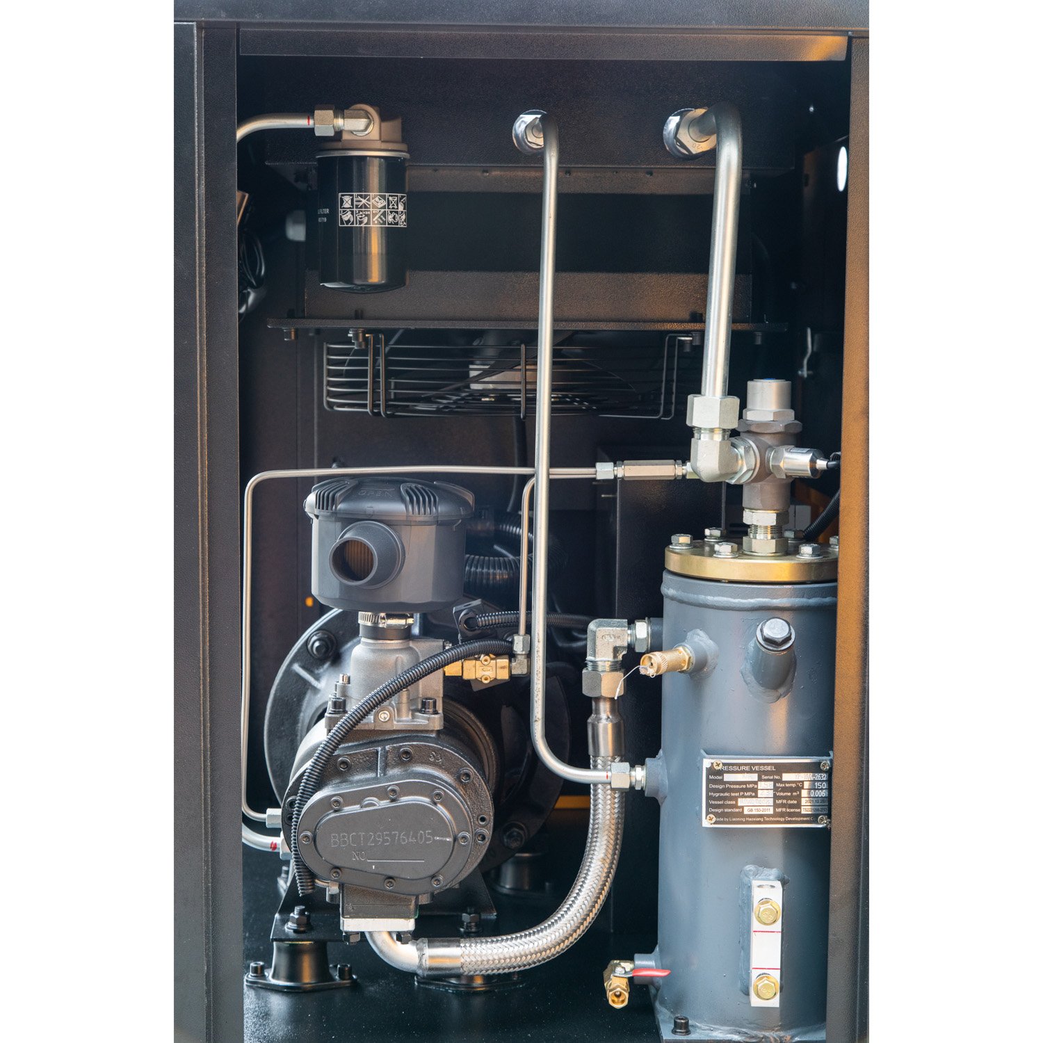 SC37A 37KW 50HP Industrial Rotary Screw Air Compressor 6m3/min 8bar 10bar 13bar