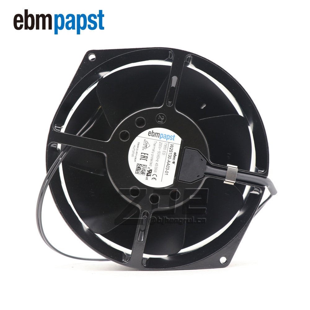 ebmpapst W2S130-AA03-01/ 44 / 21 / 77 / 90 / 64 / 69 W2S130-AA03-87 230V AC 17251 223.6CFM 39W Air Conditioner Cooling Fan