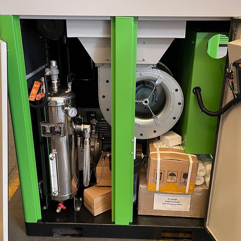 Industrial Compressor Variable Speed Water Lubricated Oil-free Screw Air Compressor