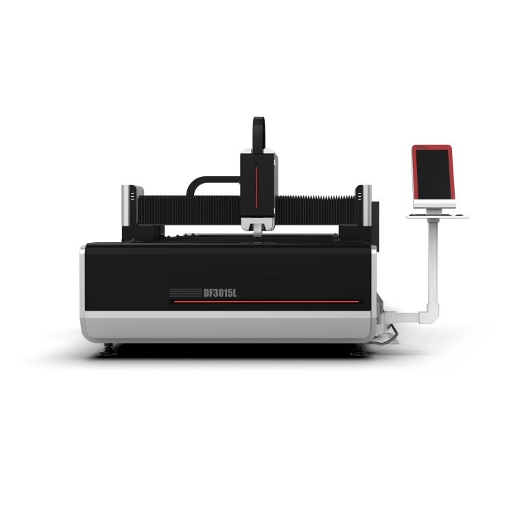 1500W Tube Manual Cutting Oil Free Air Compressor Fiber Laser Cut Machine