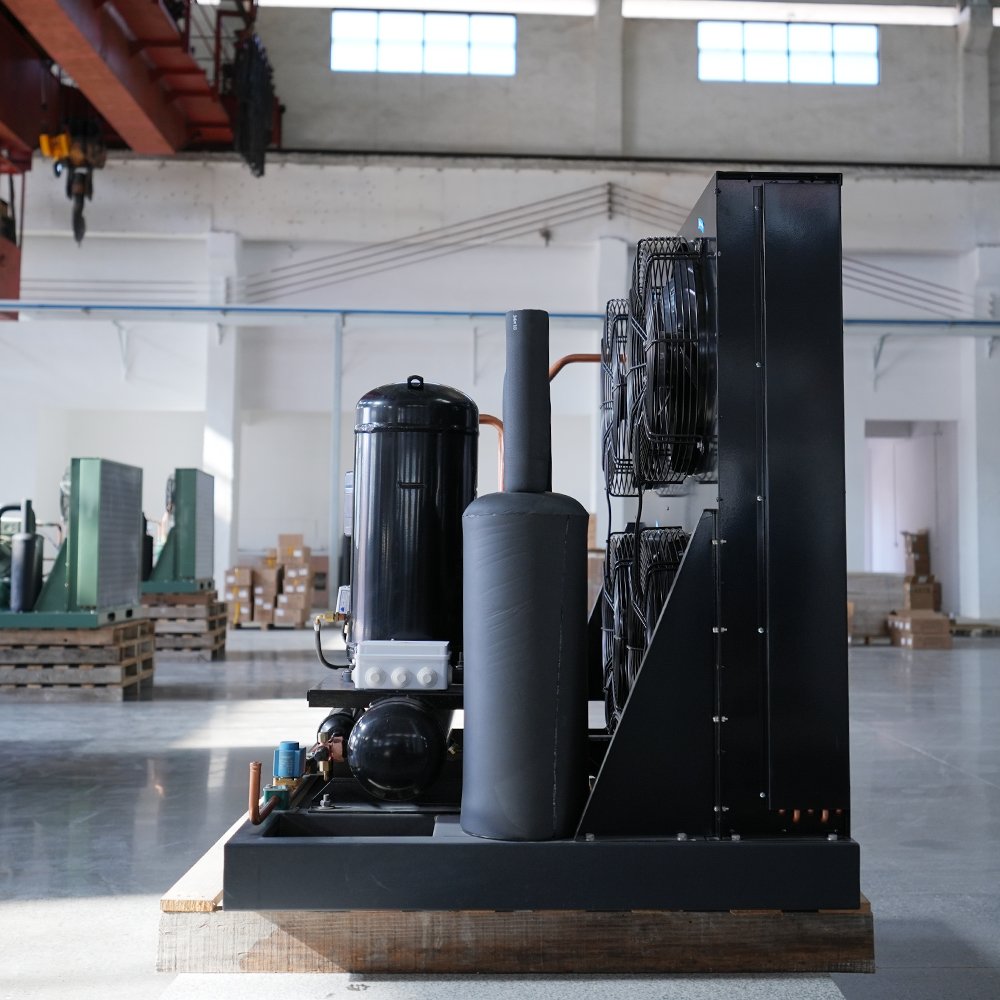 Rapid Shipment Cold Storage Unit Freezer Unit Processing Room Refrigeration Compact Structure Customized Piston Condensing Unit