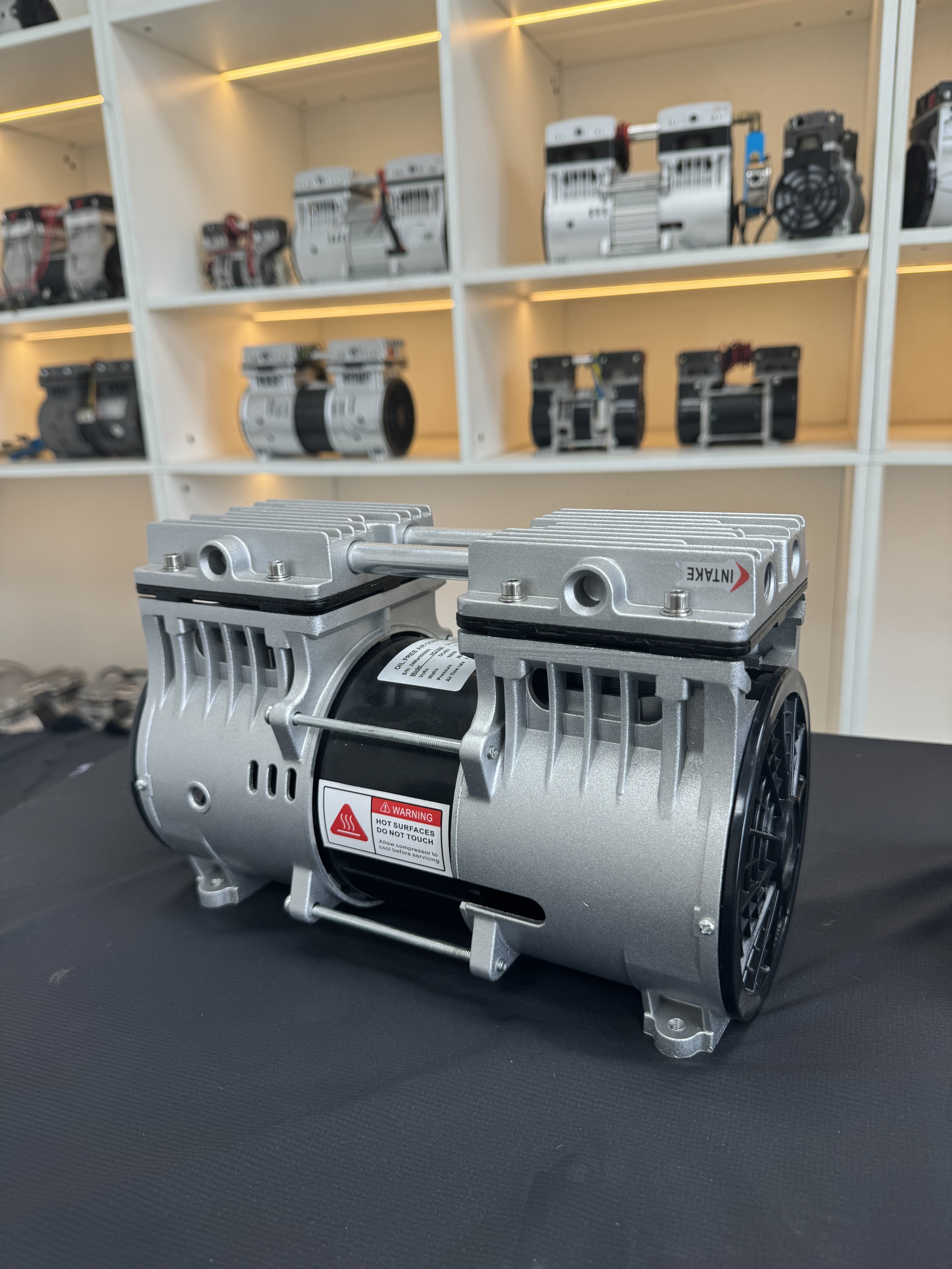 Hot Sale 0.55KW 0.75HP 8L Oil-Free Mini Industrial Electric air Compressors Compressor Dental Compressor Oil Free Head