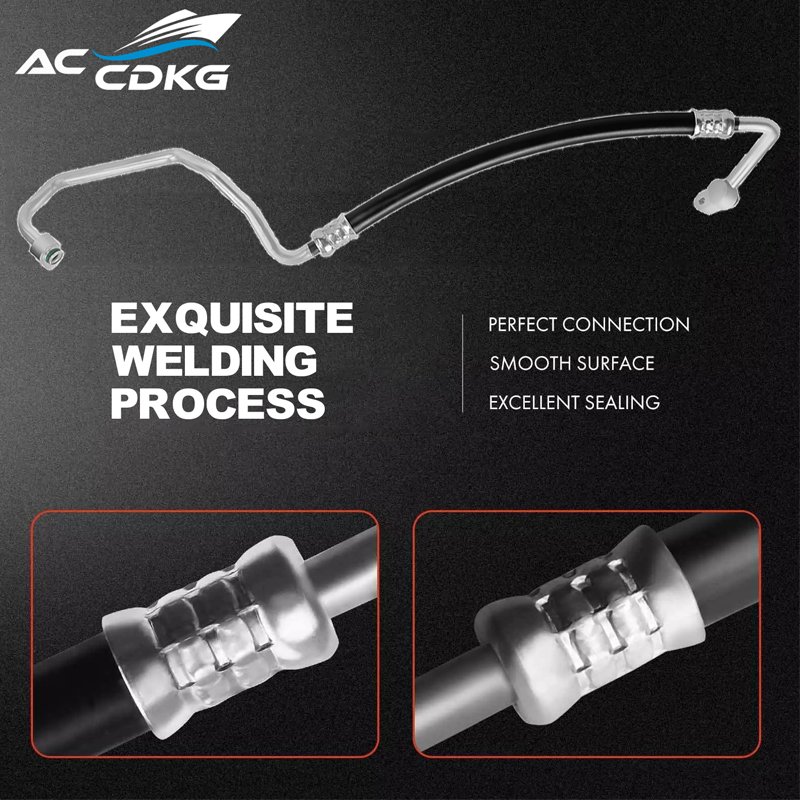 3B0260701C New A/C Refrigerant Discharge Line Hose for 2001-2005 V6 2.8L Air Conditioning Systems