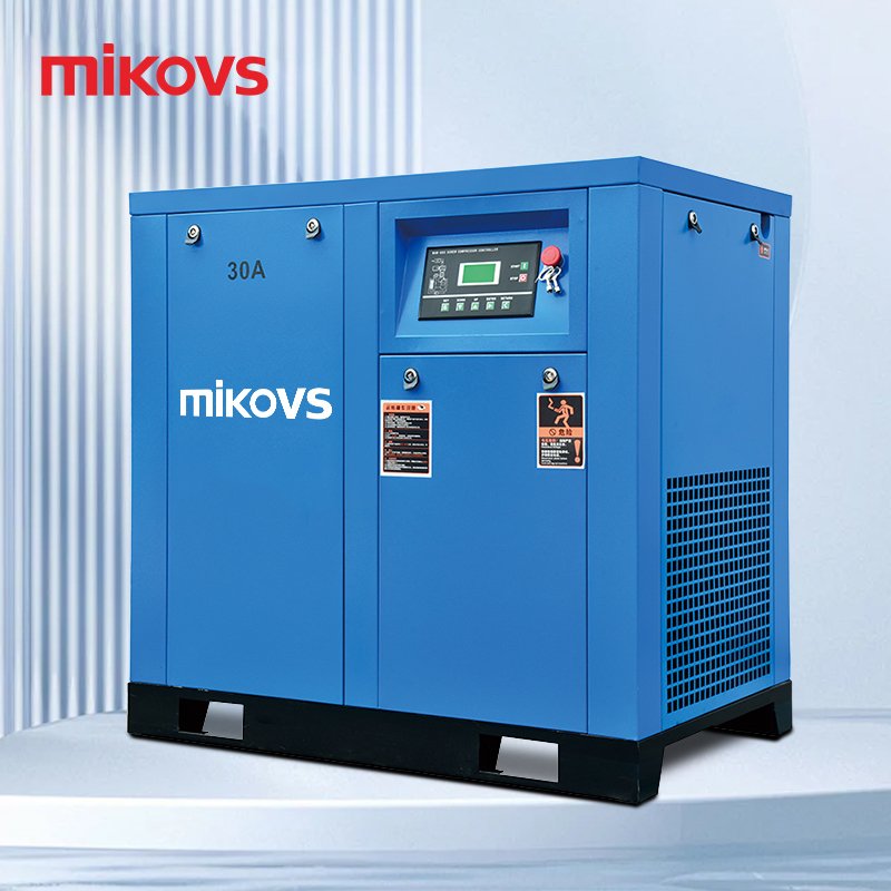 Mikovs 380V/50Hz 7-12 Bar PM Fix Speed Screw Air Compressor Industrial Water Lubrication Oil Free Silent Air Compressor 15Kw