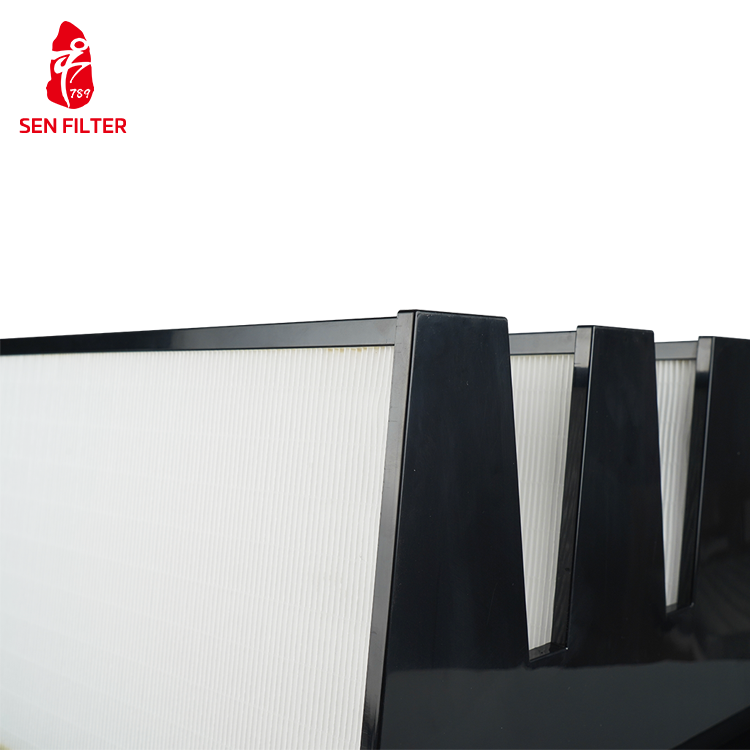 Air Purifier With Combined Filtering Area Box Filter Construction for Home Use Filtering Air Conditioning Systems
