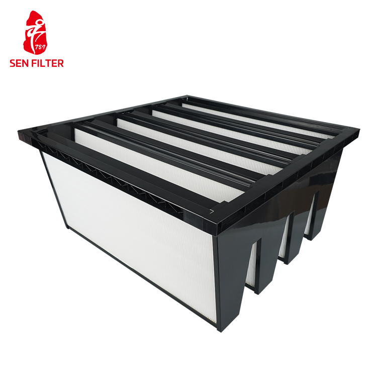 Air Purifier With Combined Filtering Area Box Filter Construction for Home Use Filtering Air Conditioning Systems