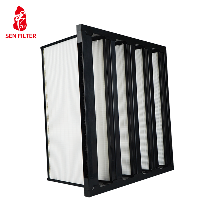 Air Purifier With Combined Filtering Area Box Filter Construction for Home Use Filtering Air Conditioning Systems