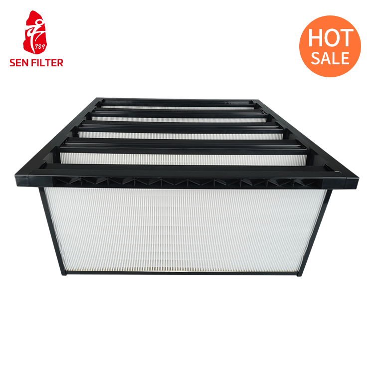 Air Purifier With Combined Filtering Area Box Filter Construction for Home Use Filtering Air Conditioning Systems
