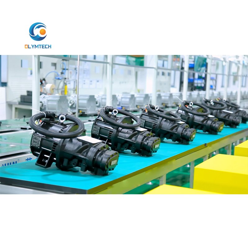 Small Factory 8-10Bar Single-Phase Screw Air Compressor High Efficiency PLC Stationary AC Engine Core Components Gas Used