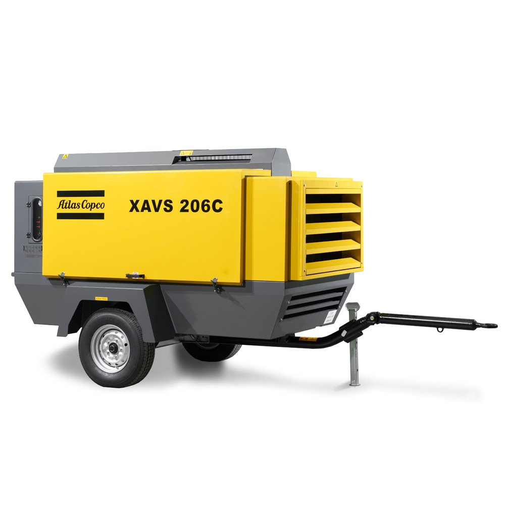 New Atlas Copco Portable Screw Diesel Compressor XRVS476 Factory Direct Sale Lubricated air Compressor
