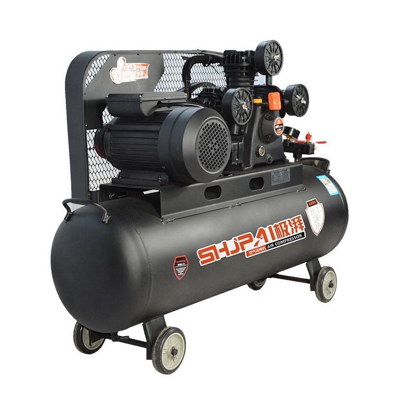 Low Noise Wholesale Belt Drive 220V Power 3.0KW Piston Air Compressor