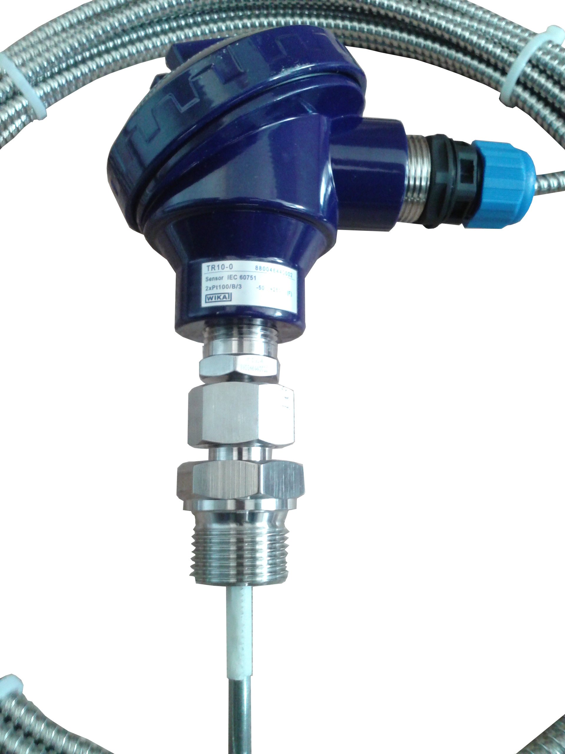 Hot Sell Germany WIKA Threaded Resistance Thermometer With protection Tube Model TR10-C