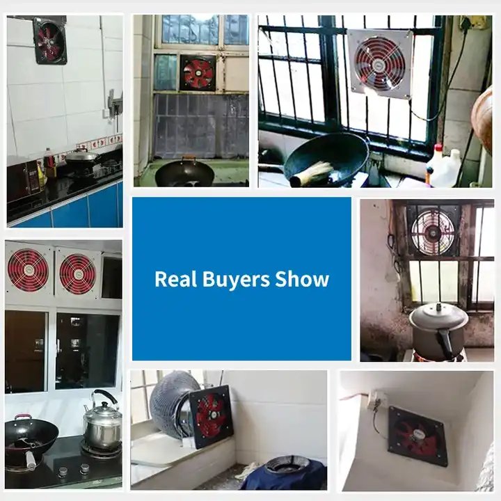 Factory Cheap Price Wall Mounted 8 Inch Kitchen Duct Fan Two Way Exhaust Fan
