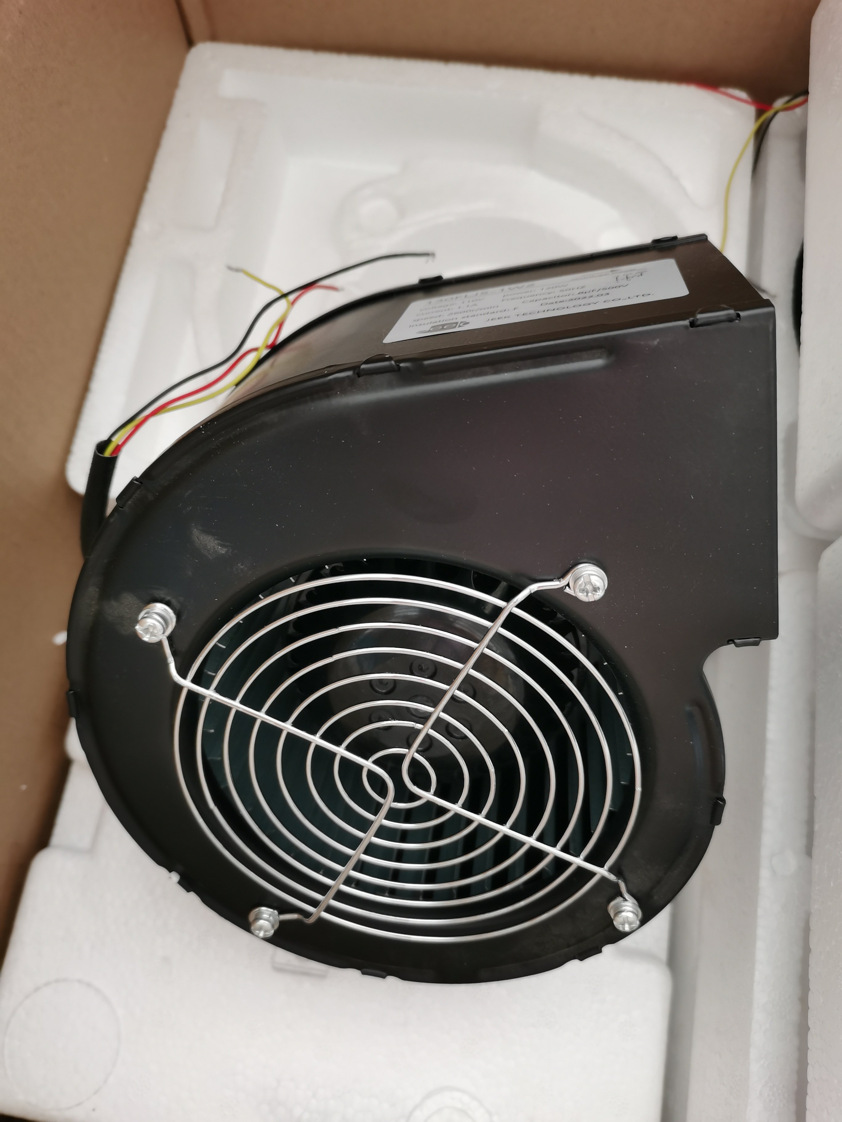 JEEK High Pressure Heater Blower Forward 120W 2600rpm 220v 110v Centrifugal Blower Fan for Inflatable