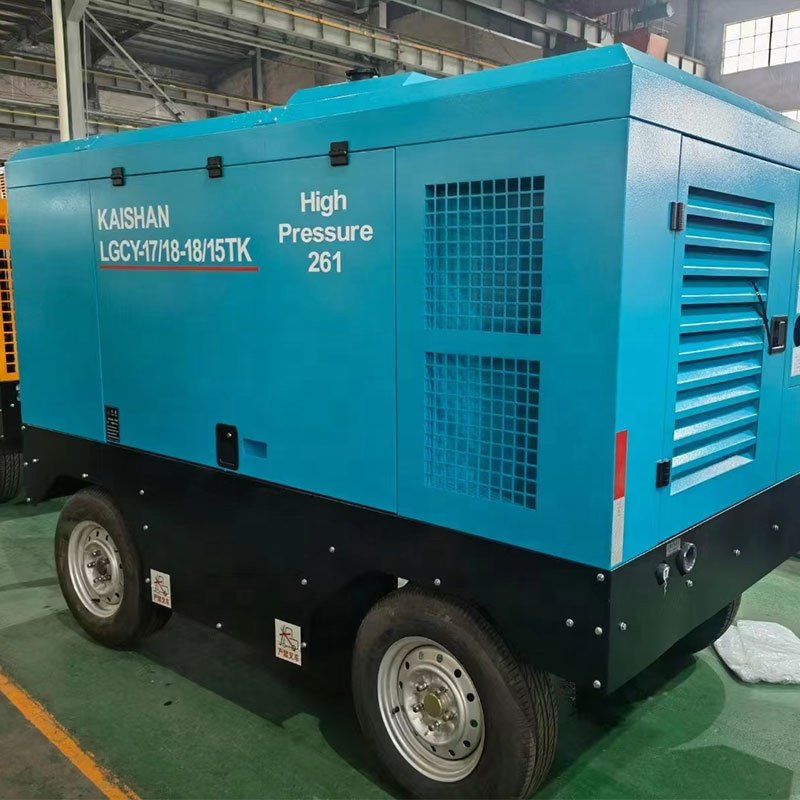 Kaishan LGCY-17/18-18/15TK Mining Used 210hp diesel 17 bar Screw air Compressor for Mine Drilling Rig