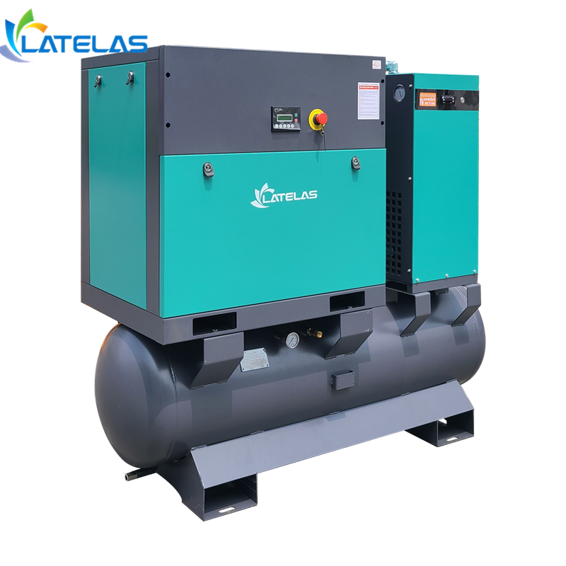 Low Power General 5.5kw/7.5kw/11kw/15kw Industrial All in One Compressor for Laser Cutting air Compressor