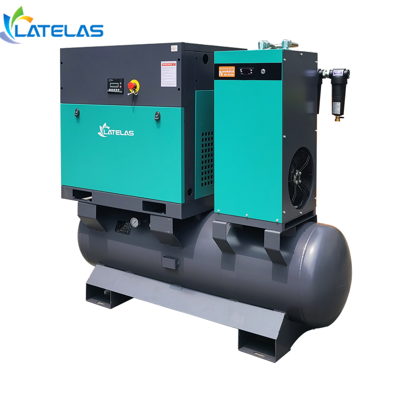 Low Power General 5.5kw/7.5kw/11kw/15kw Industrial All in One Compressor for Laser Cutting air Compressor