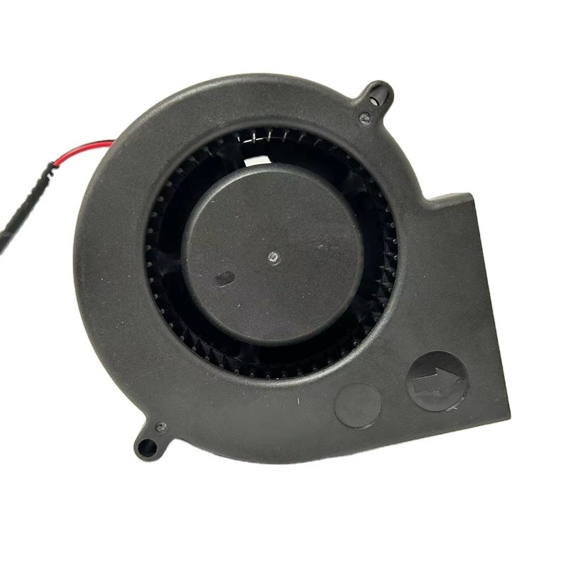 9733 Blower Large air Volume Turbine Round Outlet Blower Fan 12v 24v Dc for Firewood Stove Barbecue Oven