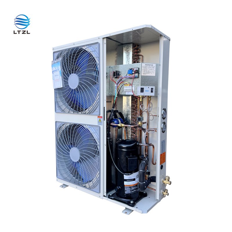 Wall Mounted Outdoor Use Refrigeration air Cooled Condensing Unit with Motor Cooling Fan 3hp 5hp 6hp 8hp 10hp 15hp