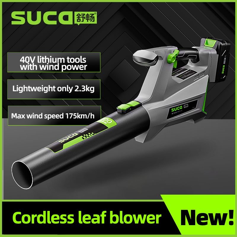 Suca 40V Brushless Cordless Leaf Air Blower Machine Electric air Blower Battery Leaf Blower