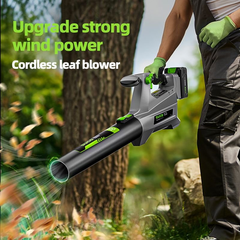 Suca 40V Brushless Cordless Leaf Air Blower Machine Electric air Blower Battery Leaf Blower