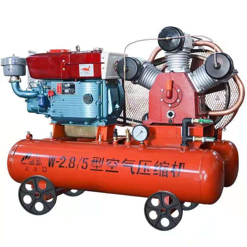 Piston Air Compressor Portable Diesel Piston Mining Air Compressor for Sale