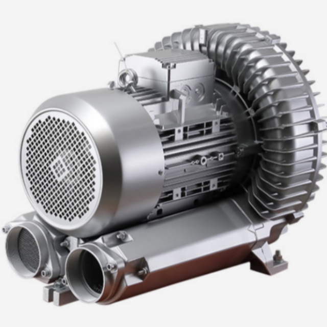 Single Stage Oil Free Ring Blower High Pressure Aluminum Alloy GB Air Blower for Fish Farming Ultra 9000 Air Blower Pool 380V