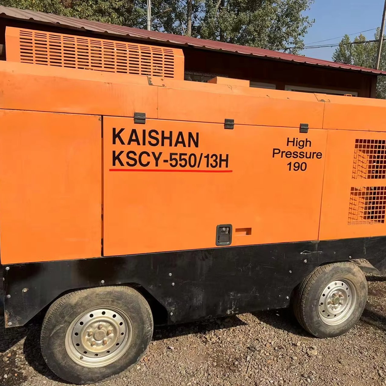 Mining Use Towable Potable Air Compressor