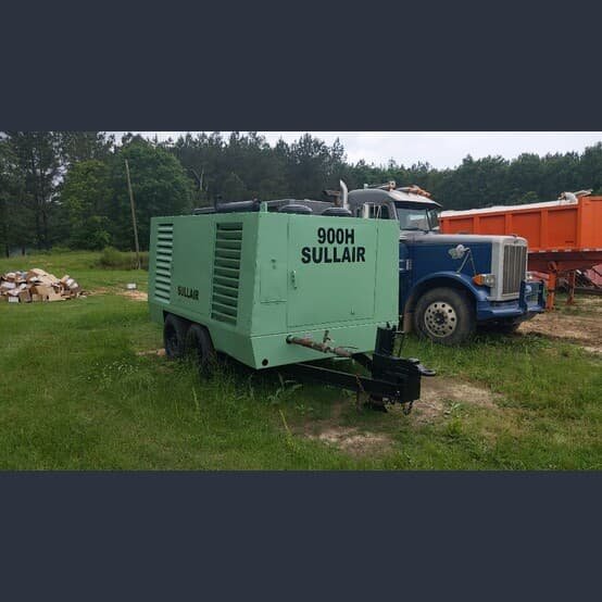 Sullair 900XH Diesel Portable Rotary Lubricated Screw Air Compressor 900cfm 25.5m³min 350psig 24.1bar