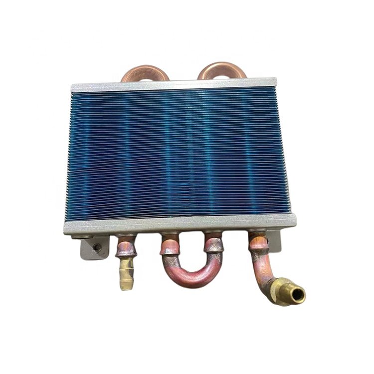 Copper Tube Small Ac Condenser Aluminum Fin Evaporator Coil Blue Fin Copper Coil Mini Condenser