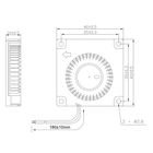 4010 Radial Cooling Fan 5V 2 Pin DC 40mm X 10mm DC Blower Fan