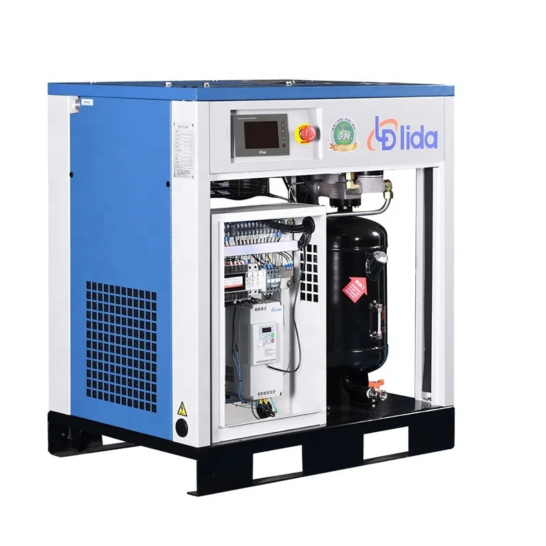 Lida Belt Driven 10hp 10bar Rotary Screw Air Compressor