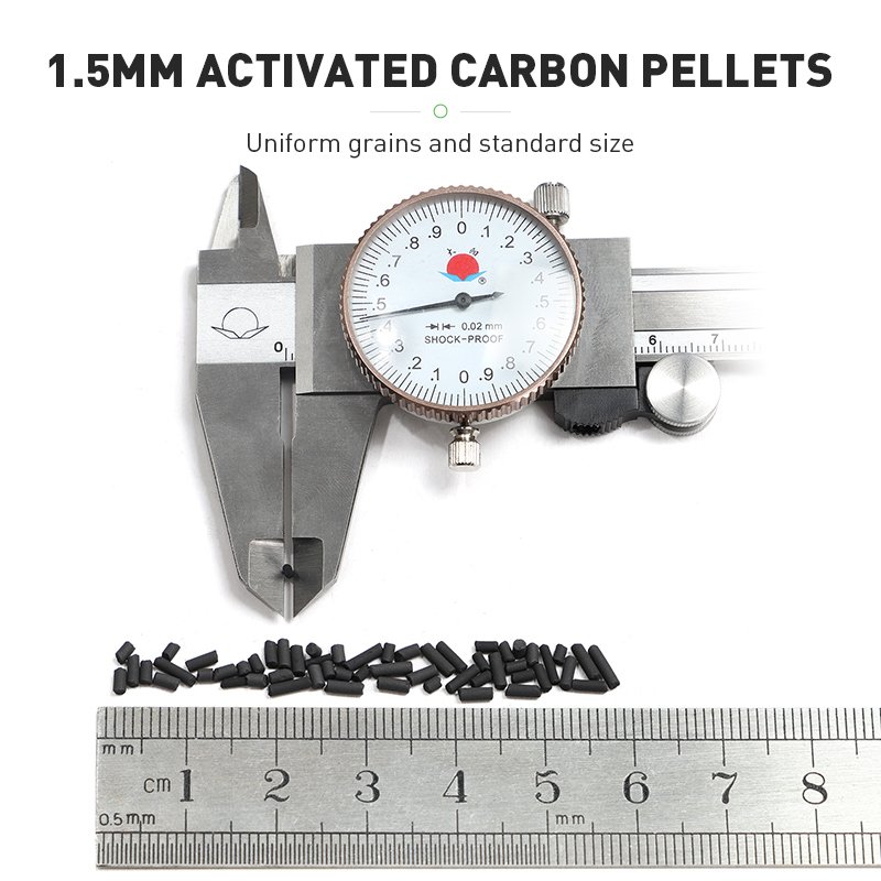 Columnar Activated Carbon 1.5/2/4/6/8mm for Paint Room Exhaust Gas Treatment & Chemical Auxiliary Chemicals