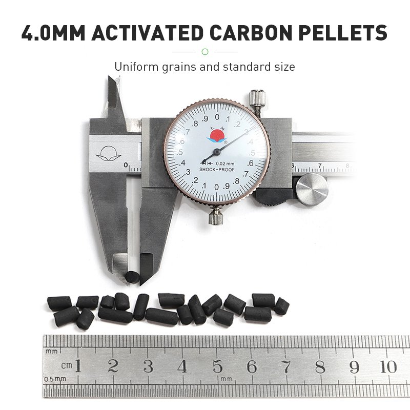Columnar Activated Carbon 1.5/2/4/6/8mm for Paint Room Exhaust Gas Treatment & Chemical Auxiliary Chemicals
