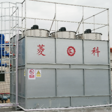 Evaporative Condenser For Heat Rejection Of Industrial Systems Mixed Flow Closed Cooling Tower