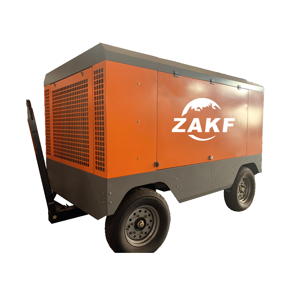 848CFM 13bar 194kw YUCHAI diesel Engine Portable air Compressor Mobile diesel Compressor