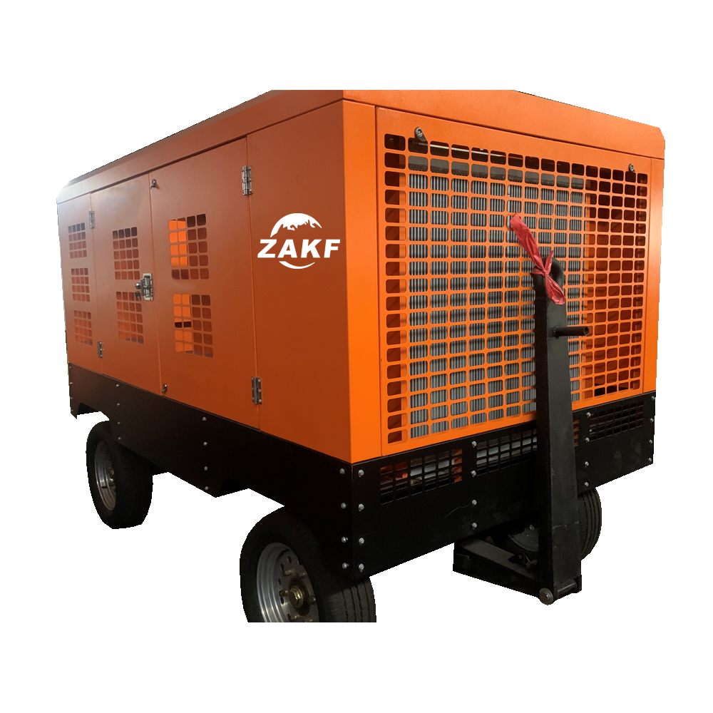 848CFM 13bar 194kw YUCHAI diesel Engine Portable air Compressor Mobile diesel Compressor